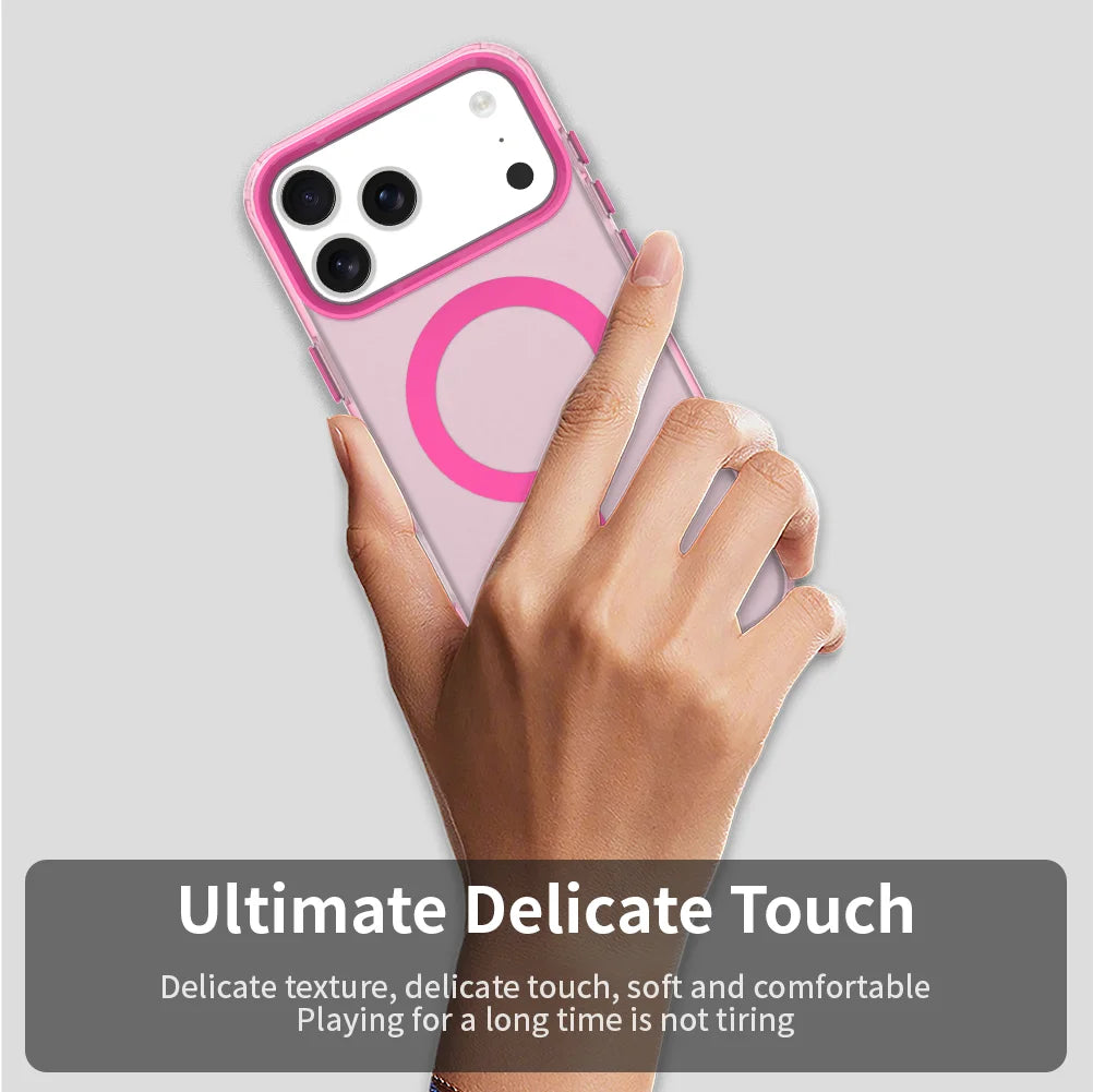 Matte clear shockproof MagSafe case for iPhone 11–17 & Air, view 5