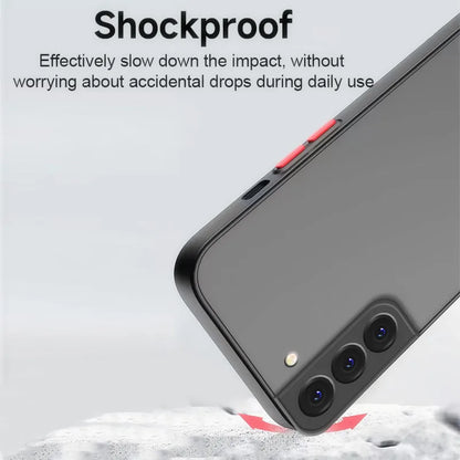 Shockproof matte armor case for Samsung Galaxy S20–S25, view 4