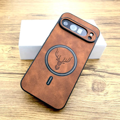 Faux leather MagSafe case for Pixel