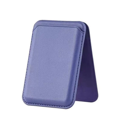 Strong magnetic leather wallet with hidden stand for iPhone 13–15, view 9