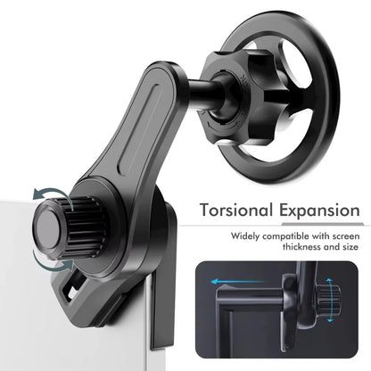 360° rotating magnetic screen-side phone holder for car or computer, view 4