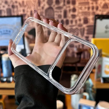 Clear hard acrylic shockproof case for iPhone, view 2