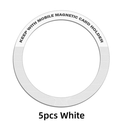Universal magnetic sticker rings, white, view 11