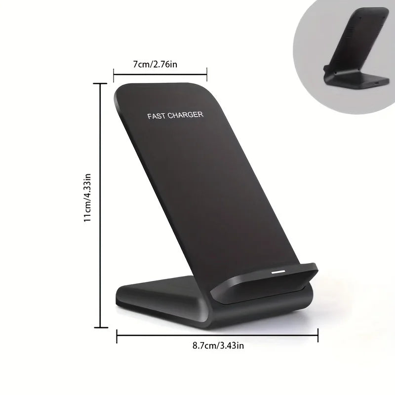 30W wireless charging stand for iPhone & Samsung, view 4