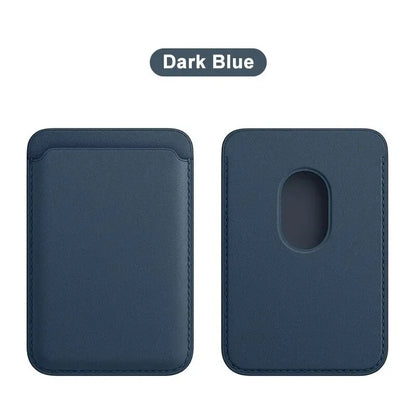 RFID magnetic card wallet, navy