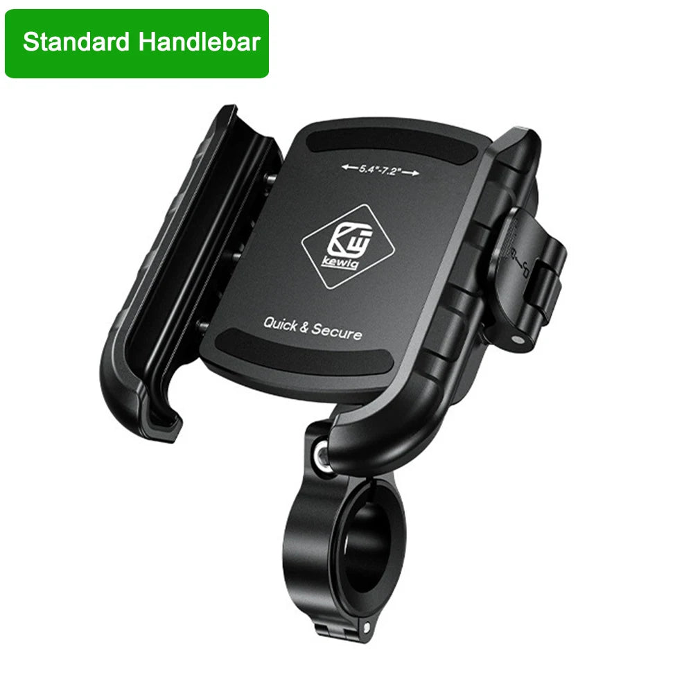 One-touch auto-lock motorcycle and bike phone mount, view 11