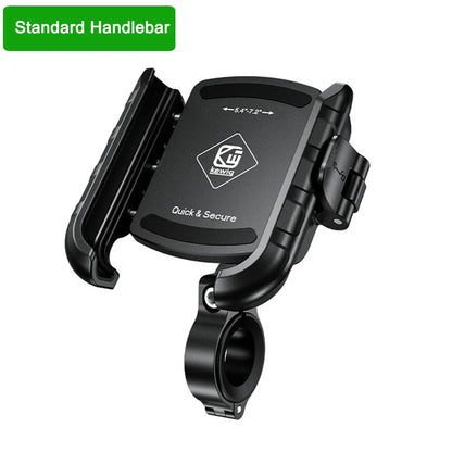 One-touch auto-lock motorcycle and bike phone mount, view 11
