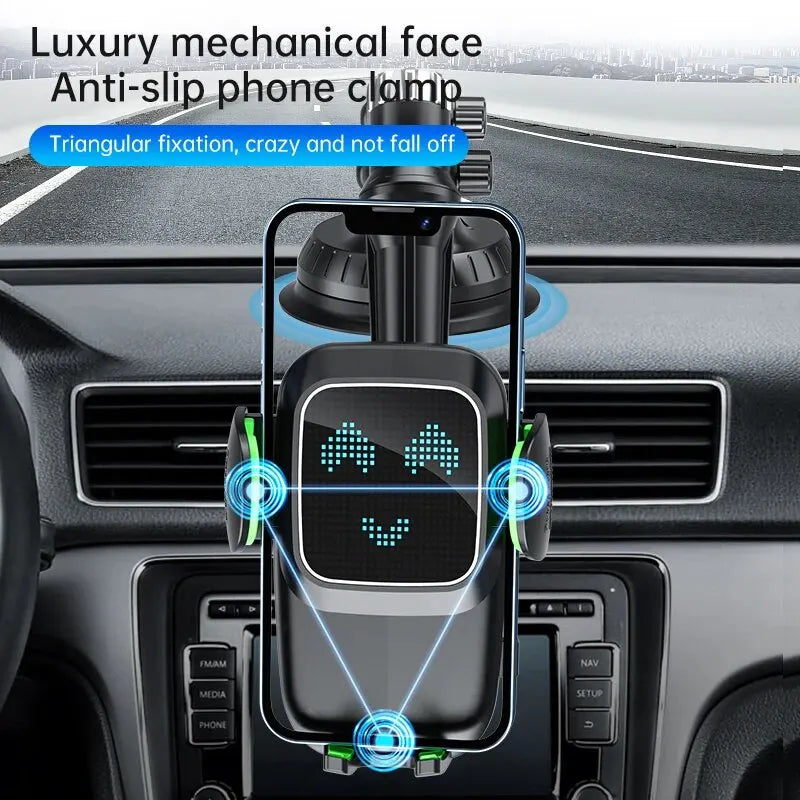 Suction cup car phone holder, view 2