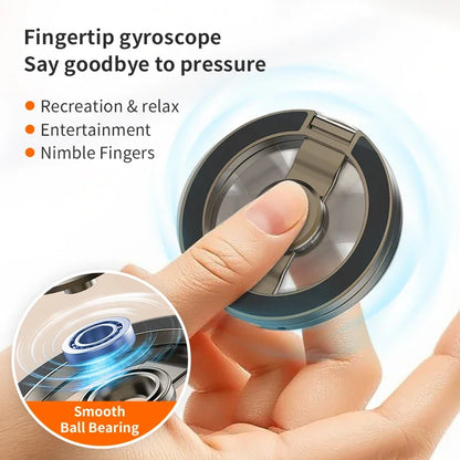 Foldable magnetic ring grip, view 2