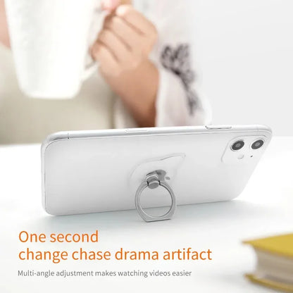 Clear finger ring phone holder, view 4