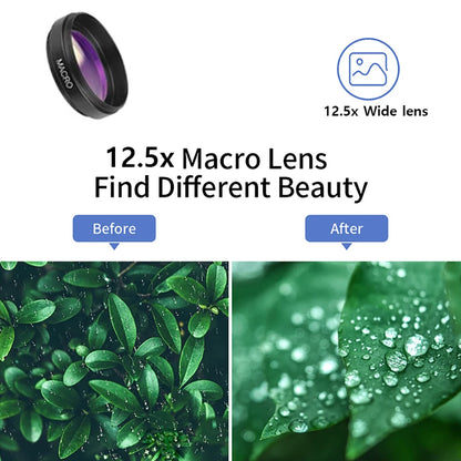 2-in-1 phone camera lens kit, 0.45x wide angle and 12.5x macro, view 6