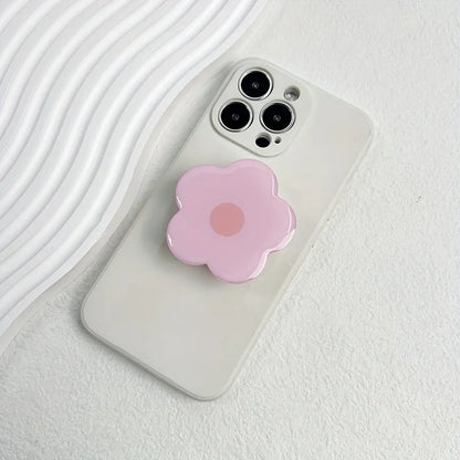 Clear flower expandable phone grip and stand, view 9