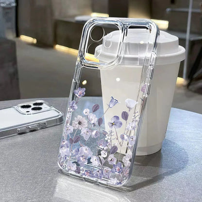 Cute flower clear case for Samsung Galaxy S & A series, view 13