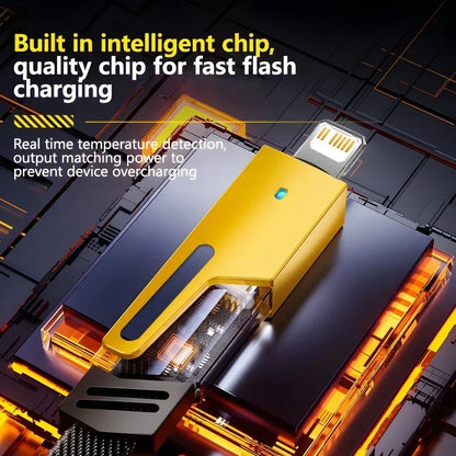 4-in-1 mecha charging cable, view 3