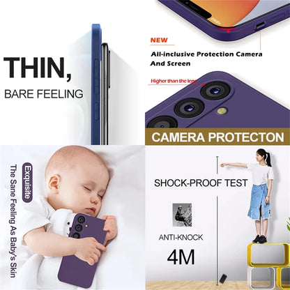 Soft liquid silicone case for Samsung Galaxy S23–S25, view 3