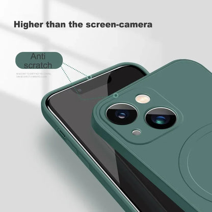 Shockproof silicone MagSafe case for iPhone 11–18, view 3