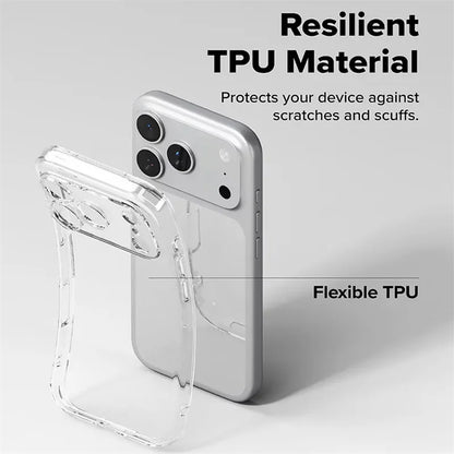 Ultra-thin clear TPU phone case for iPhone, view 2