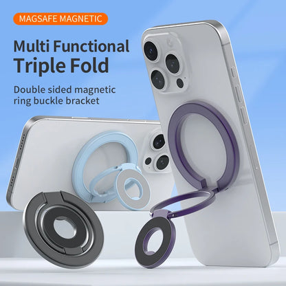Double-sided magnetic phone grip, view 2