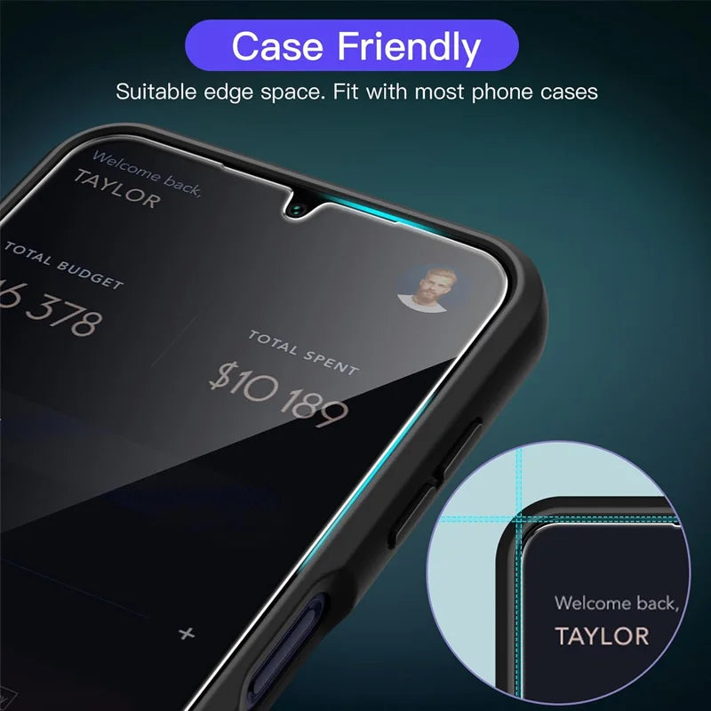 9H tempered glass screen protector for Samsung Galaxy A series, view 3