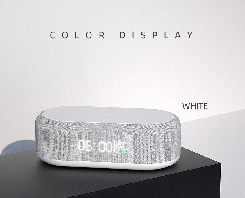 Wireless charger alarm clock, view 8
