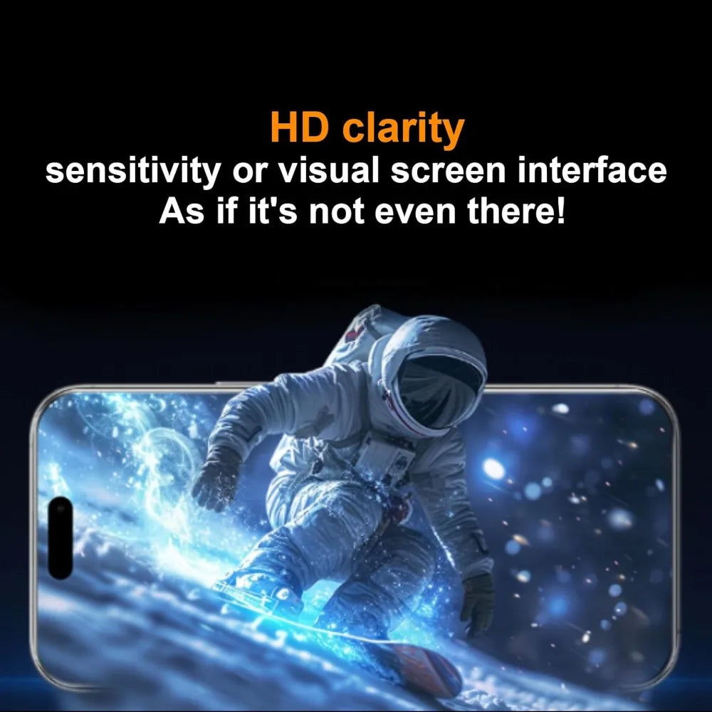 Easy-install HD tempered glass protector for iPhone 17 & 18 Pro, view 3