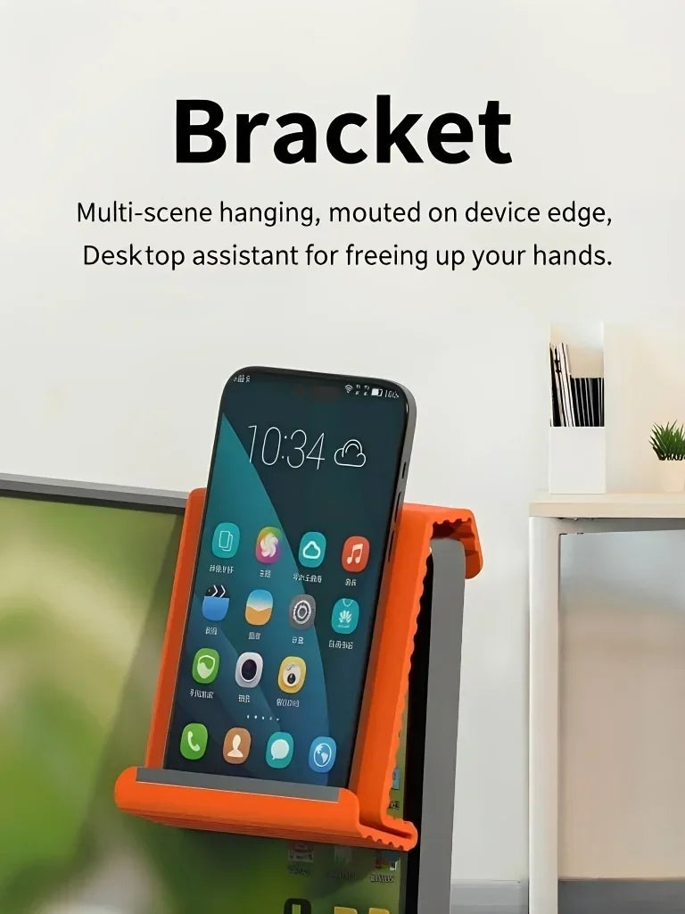Foldable flexible silicone desktop phone holder, view 8