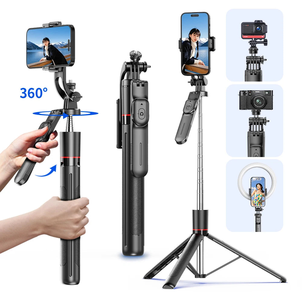 Selfie stick tripod, main view