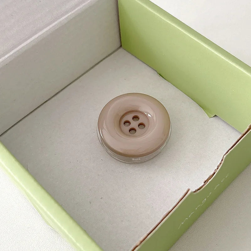 3D cute button folding phone grip and stand, view 7