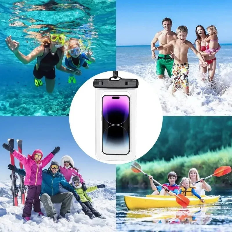 Waterproof underwater phone pouch for swimming, view 6