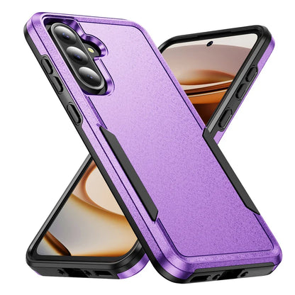 Hard PC+TPU armor case for Samsung Galaxy S and A series, purple