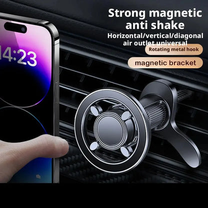 Magnetic car vent phone holder, view 3