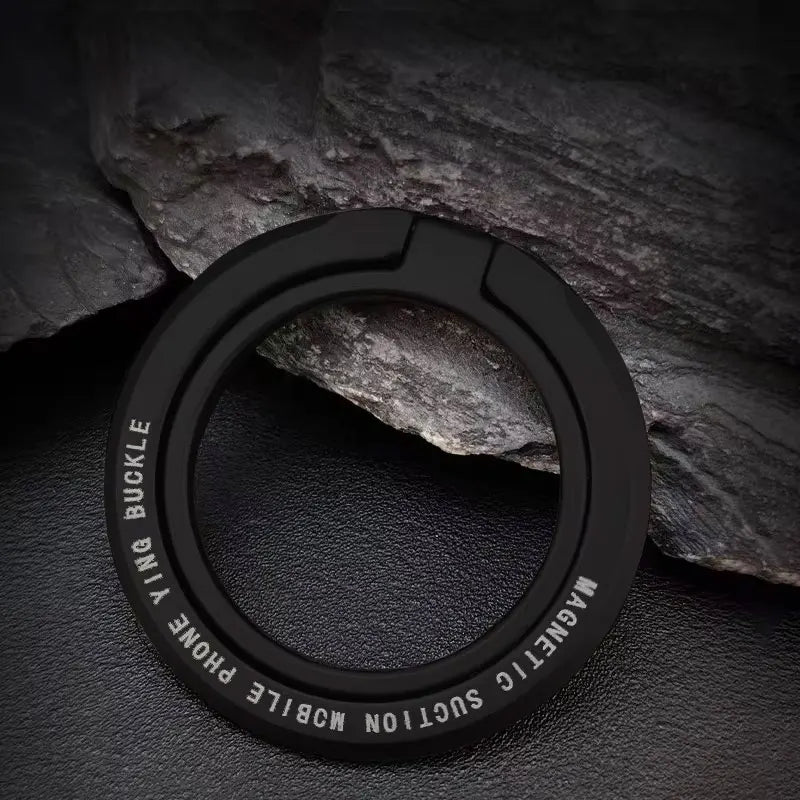 Adjustable magnetic ring holder, black