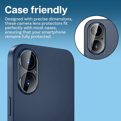 Tempered glass camera lens protectors for iPhone, 4-pack, view 6