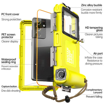IP68 waterproof phone case for diving, up to 6.9 inch, view 2