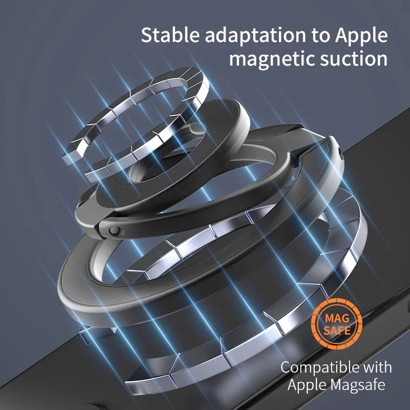 Double-sided magnetic phone grip, view 3