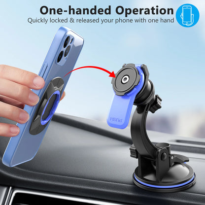 Windshield & dashboard car phone mount, view 5