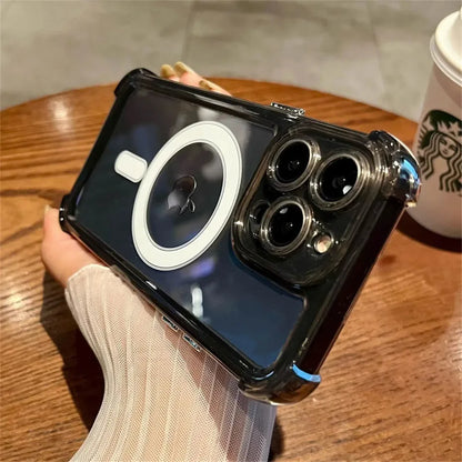 Clear shockproof MagSafe case for iPhone 11–17 & Air, view 6
