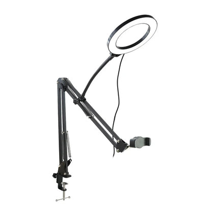 Overhead desktop phone mount, view 9