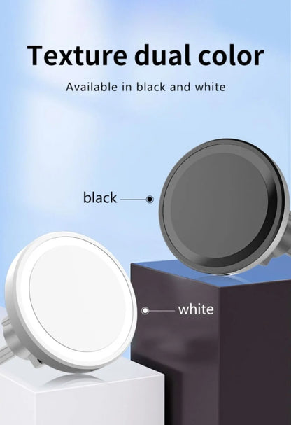 Magnetic air vent wireless charging car mount for MagSafe, view 9