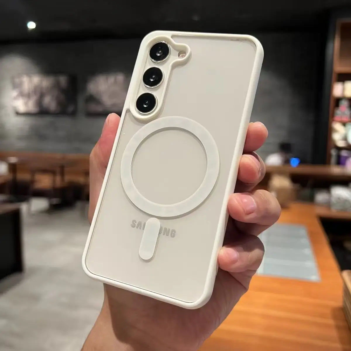 Magnetic wireless charging case for Samsung Galaxy S and A series
