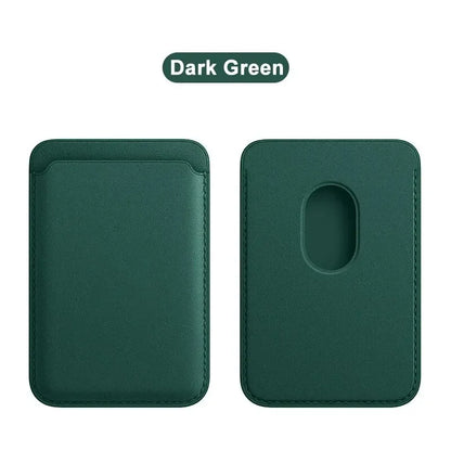 RFID magnetic card wallet, dark green