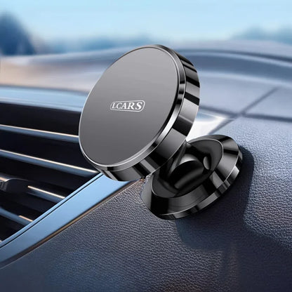 Adhesive magnetic dashboard car mount