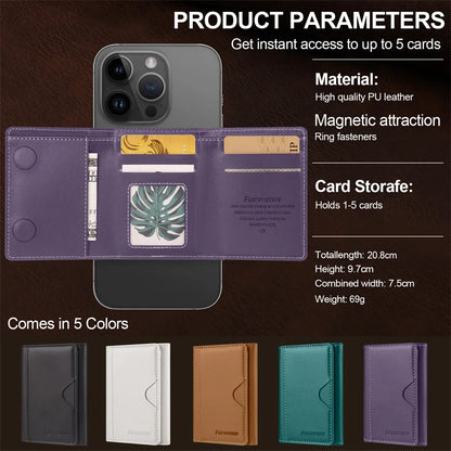 Detachable magnetic wallet case, view 3