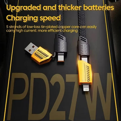 4-in-1 mecha charging cable, view 7