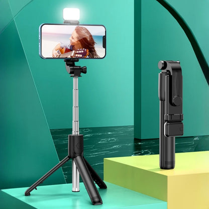 Expandable selfie stick tripod, main view