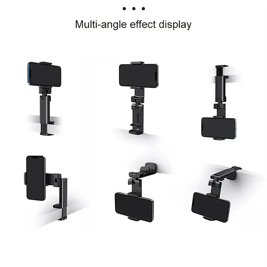 Foldable airplane phone holder for travel and seatback use, view 6