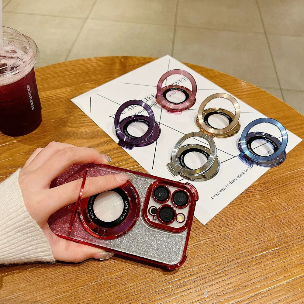Plated magnetic ring holder, view 5