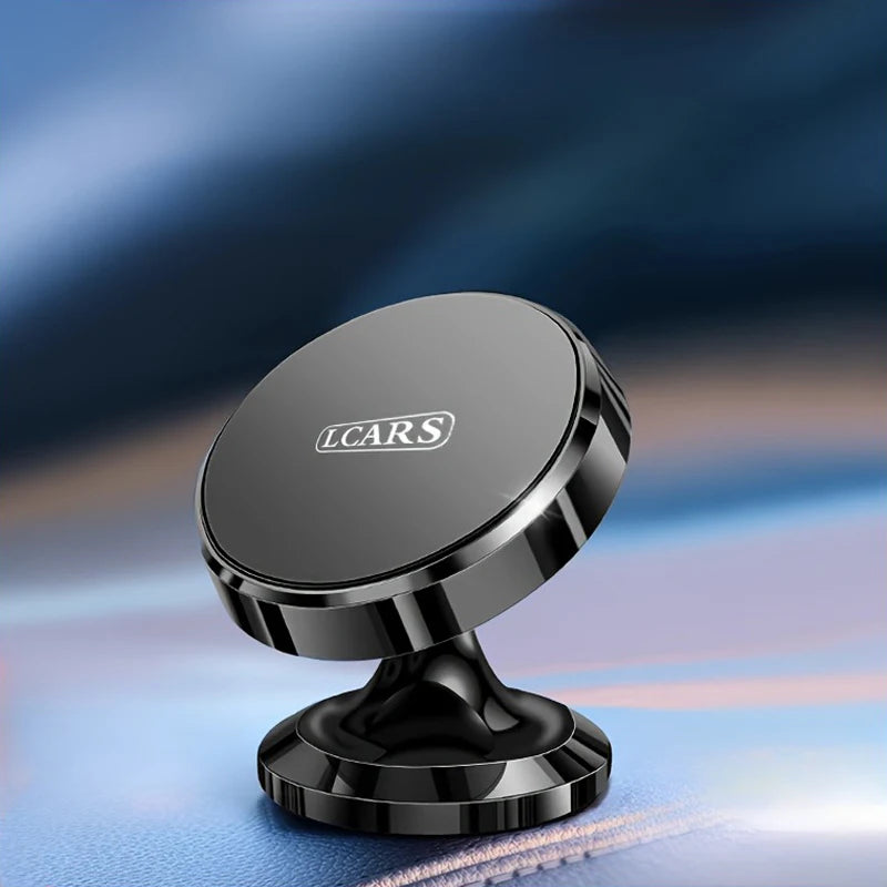 Adhesive magnetic dashboard car mount, black