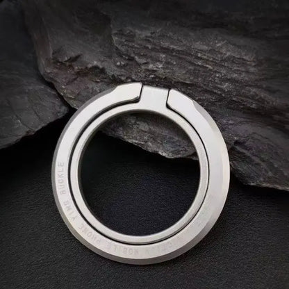 Adjustable magnetic ring holder, silver