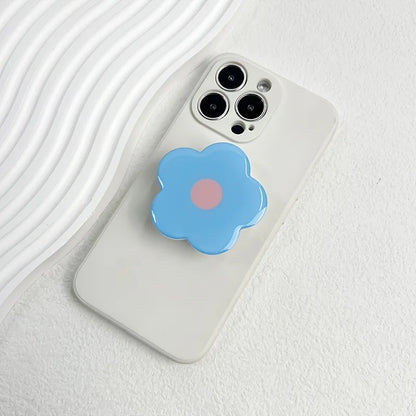 Clear flower expandable phone grip and stand, view 10